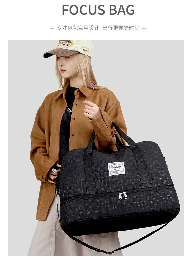 Travel bag large capacity lightweight portable handbag