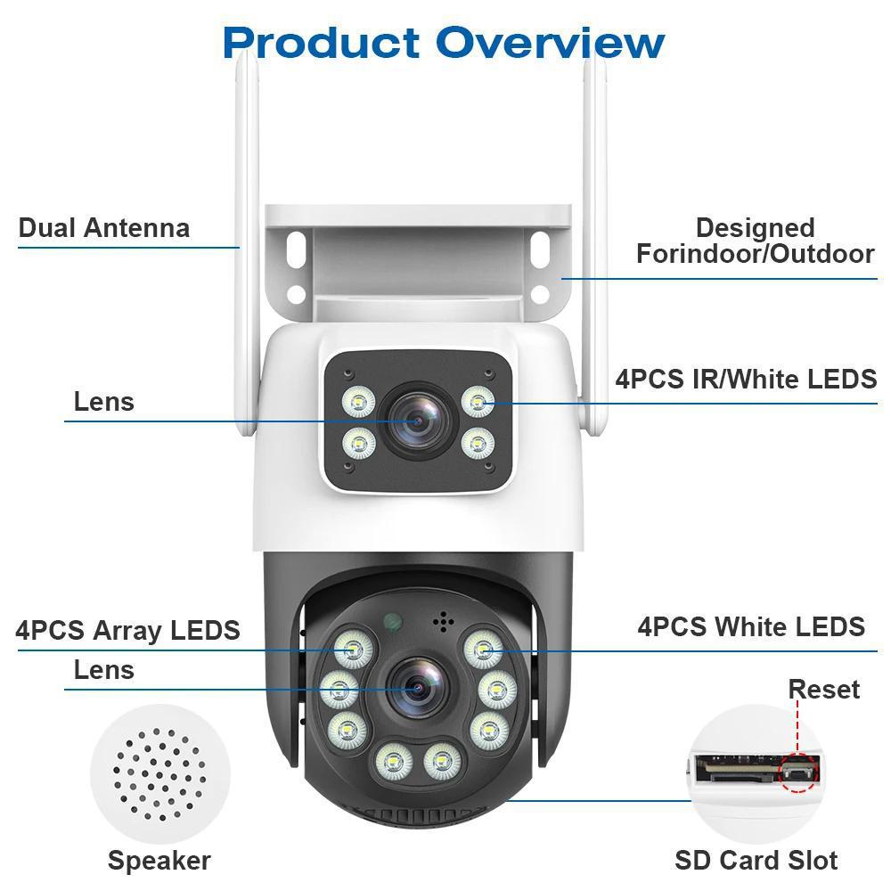 ICSEE wireless surveillance camera, outdoor, PTZ HD