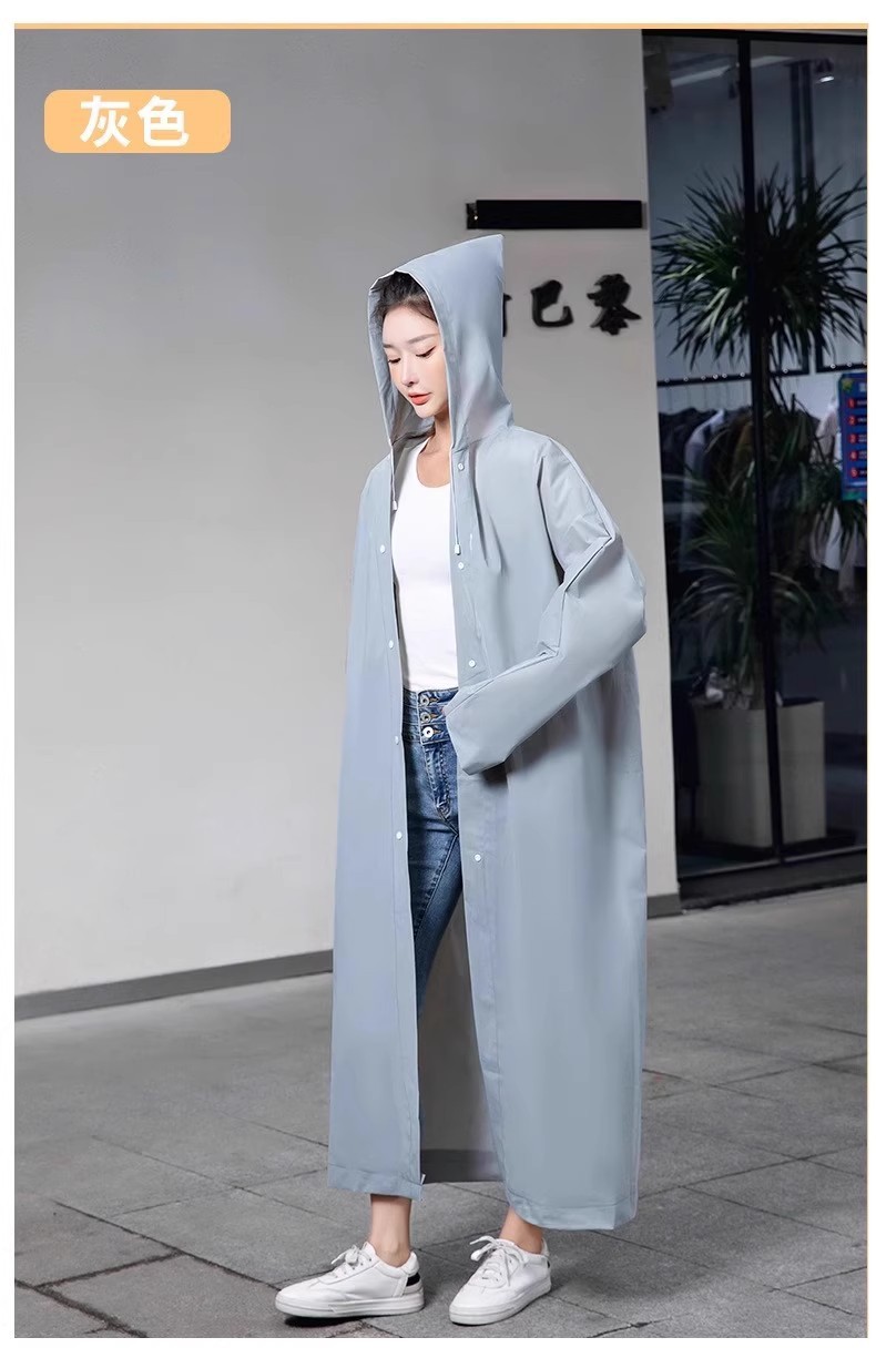 Uzun beden yağmurluk outdoor yağmur ponchosu taşınabilir