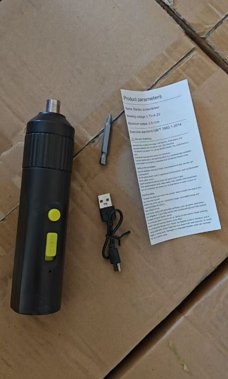 Electric screwdriver automatic 3.6V lithium drill bit set