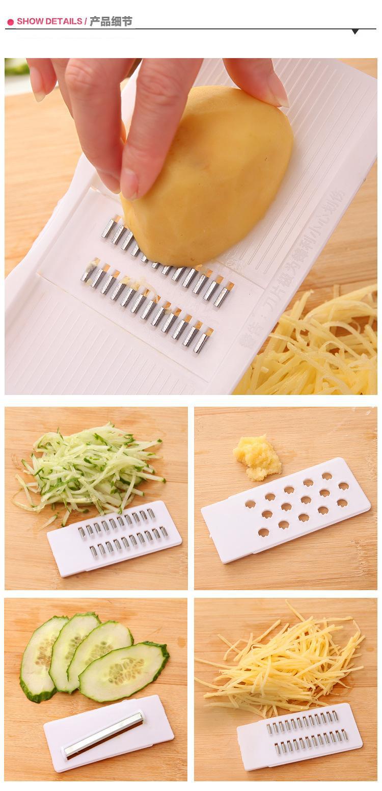 Multifunctional vegetable slicer, cutter, grater