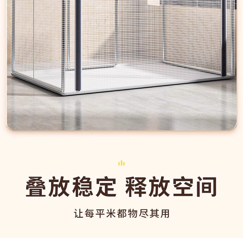 PVC Storage Box with Lid, Large Capacity, Foldable