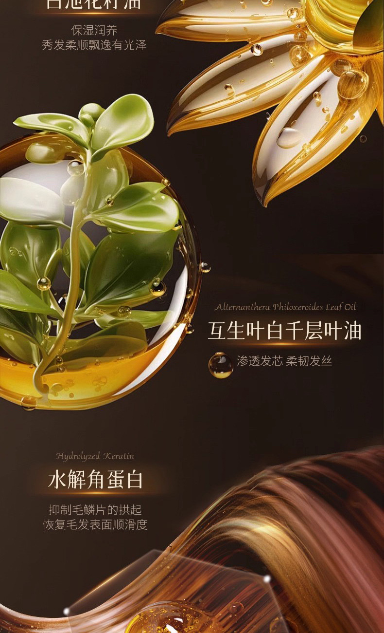 Hair mask with protein treatment, moisturizing and repairing conditioner