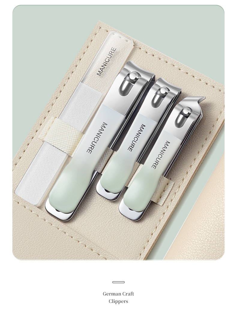 Tragbares Nagelschereset, professionelle Maniküre-Pediküre