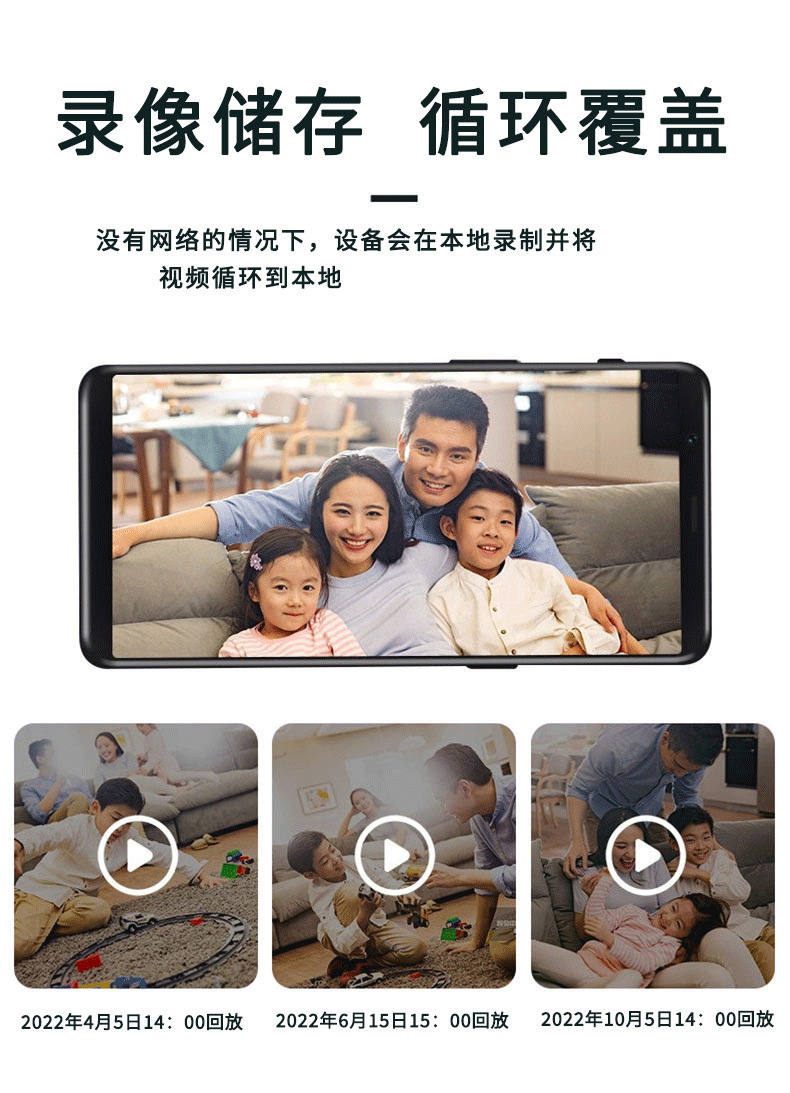 Security camera, WiFi, HD, remote access, indoor