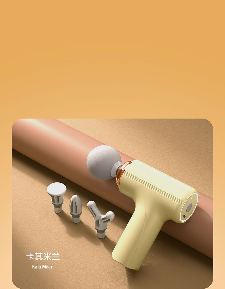 批发外贸迷你筋膜枪运动肌肉放松器颈肌膜枪震动松解按摩枪便携式