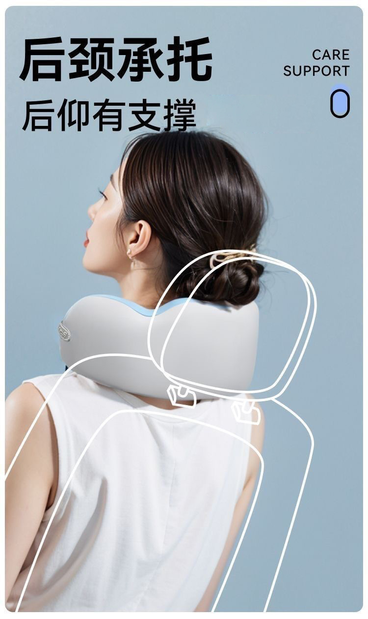 Memory foam U-shaped travel neck pillow