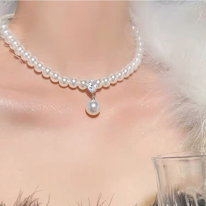 S925 Sterlingsilber Zirkonia-Halskette für Damen