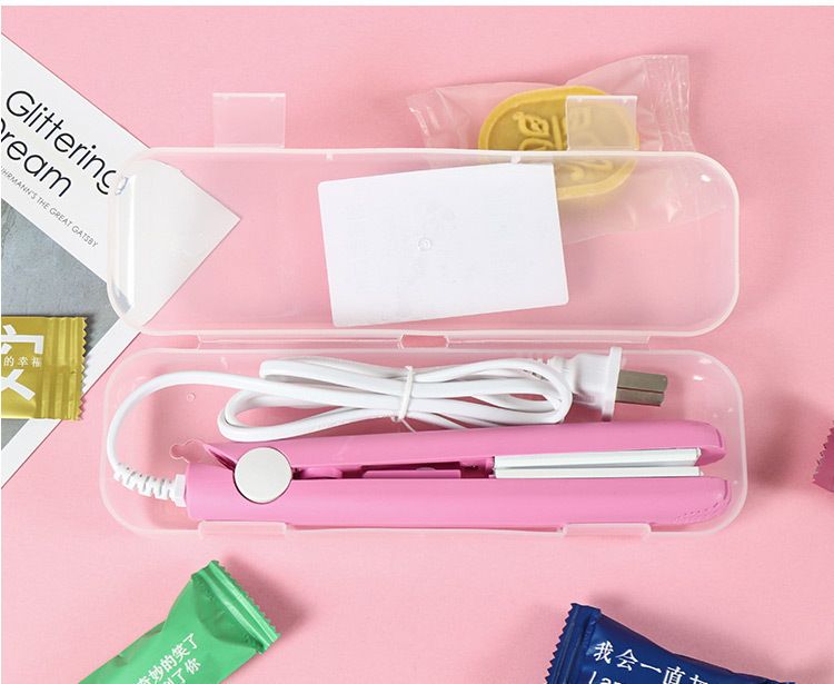 Mini impulse heat sealer for food storage bags