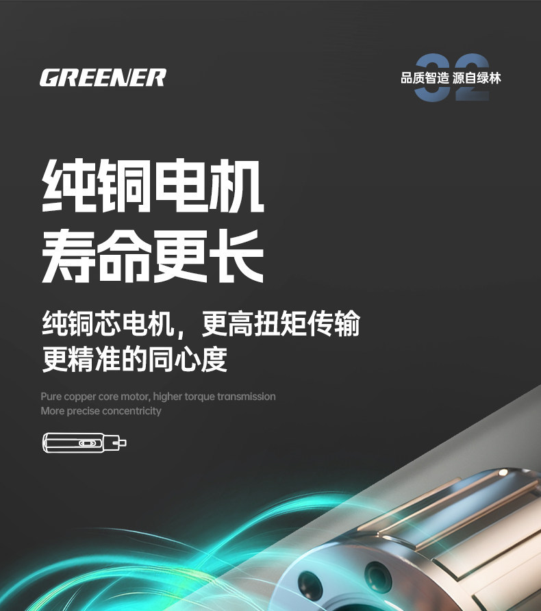 Lvlin Dual-Power Electric Screwdriver Set with LED Light