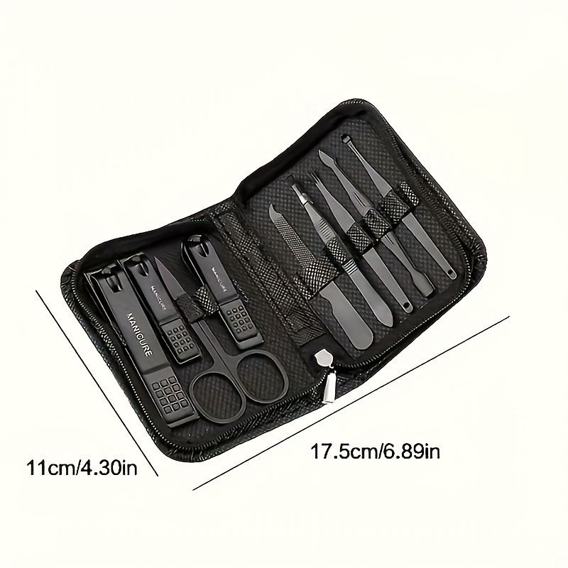 Nagelset komplett, mit Fußnagel-Werkzeug, Schrägschnitt