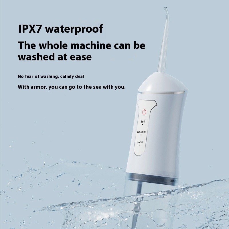 Electric dental cleaner, portable oral irrigator