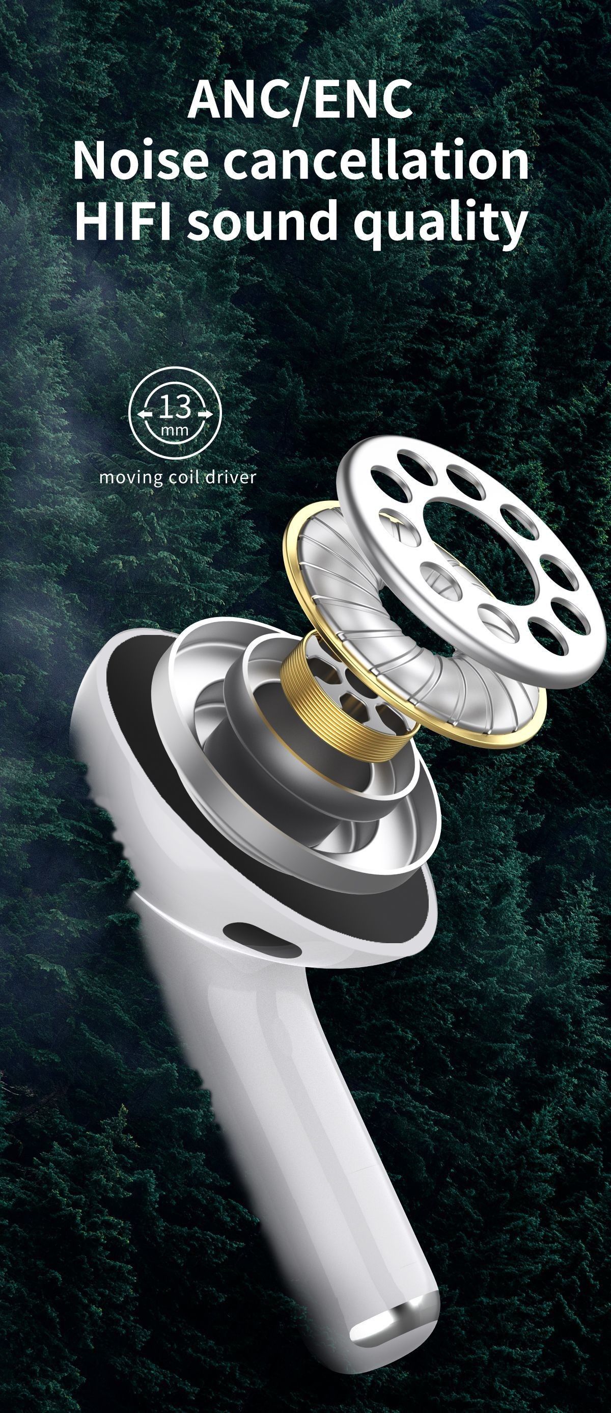 A98 BOX Bluetooth Earbuds Power Bank with 2.8 Inch Display 3-in-1