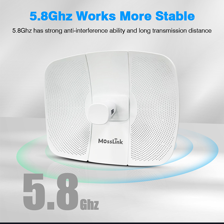 5.8G kablosuz CPE, 300Mbps, 10-15km mesafe