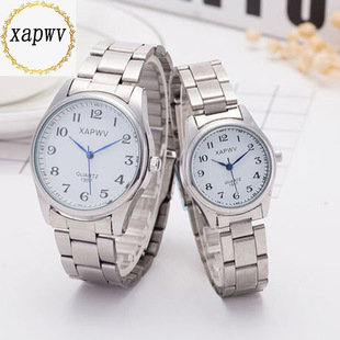 Damen-Quarzuhr quadratisches Design Diamantmuster Stahlband