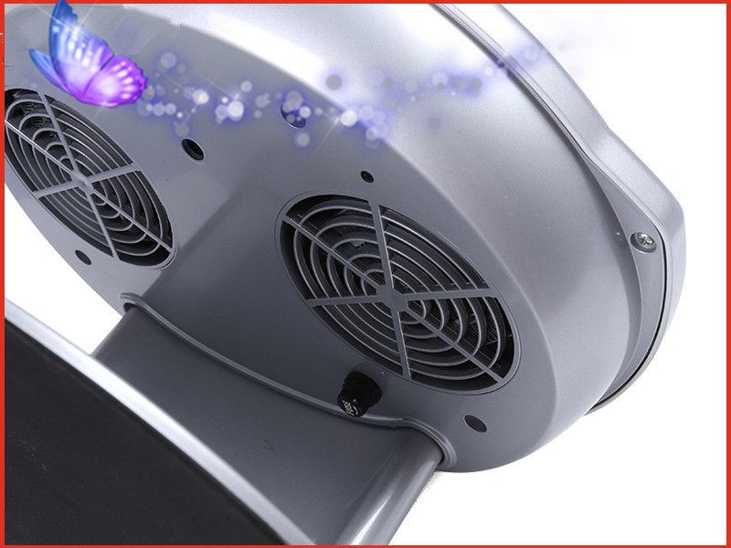 Induction nail art polish dryer, cold and hot air