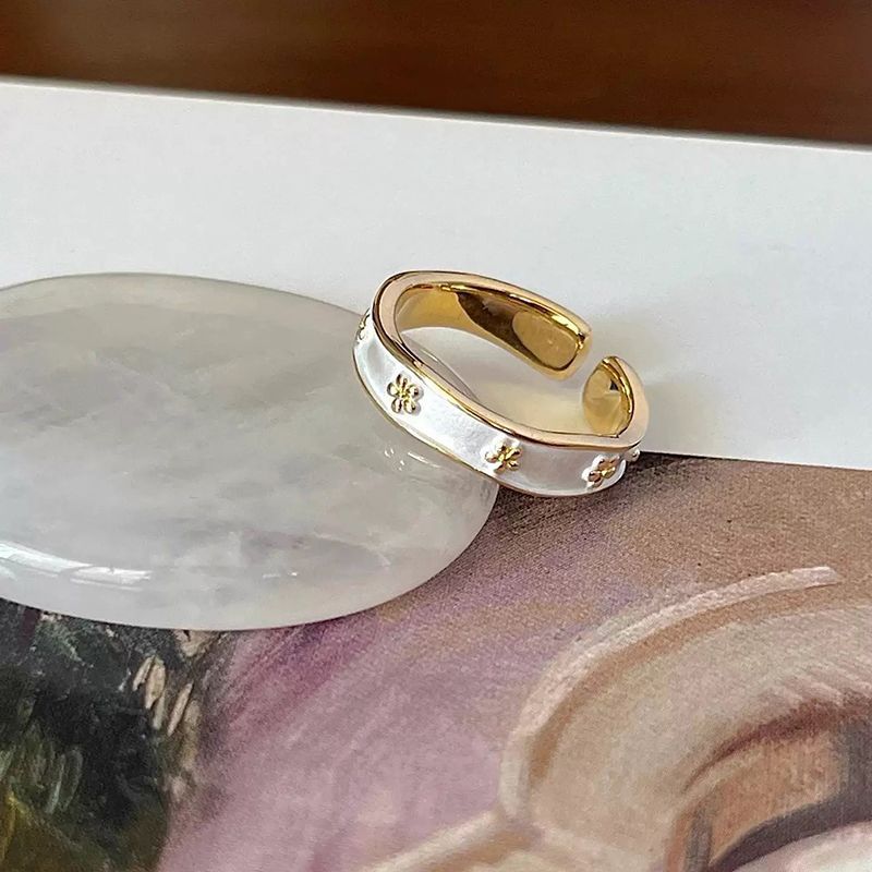Flower butterfly ring, Chinese style, versatile