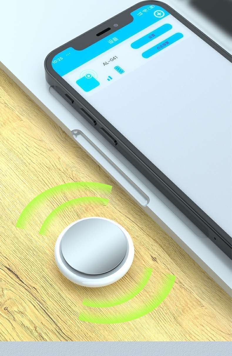 Round Bluetooth Tracker Device, Ultra-Thin Key Finder
