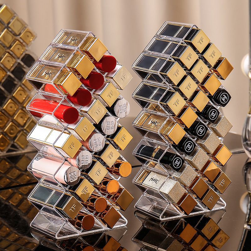 Fischform-Lippenstift-Organizer, aufrechter Kosmetik-Displayständer