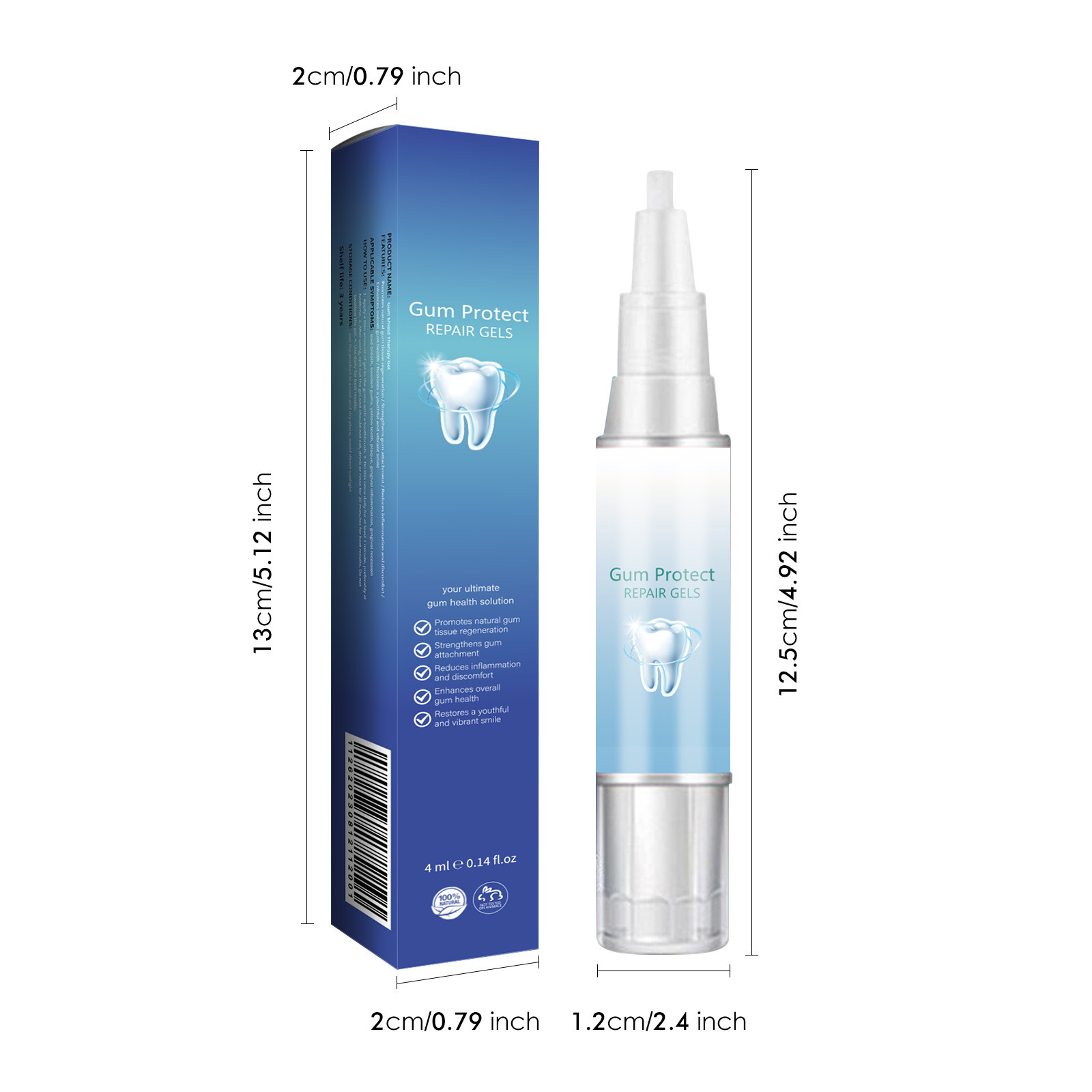 Gum Protect tooth whitening and cleaning pen