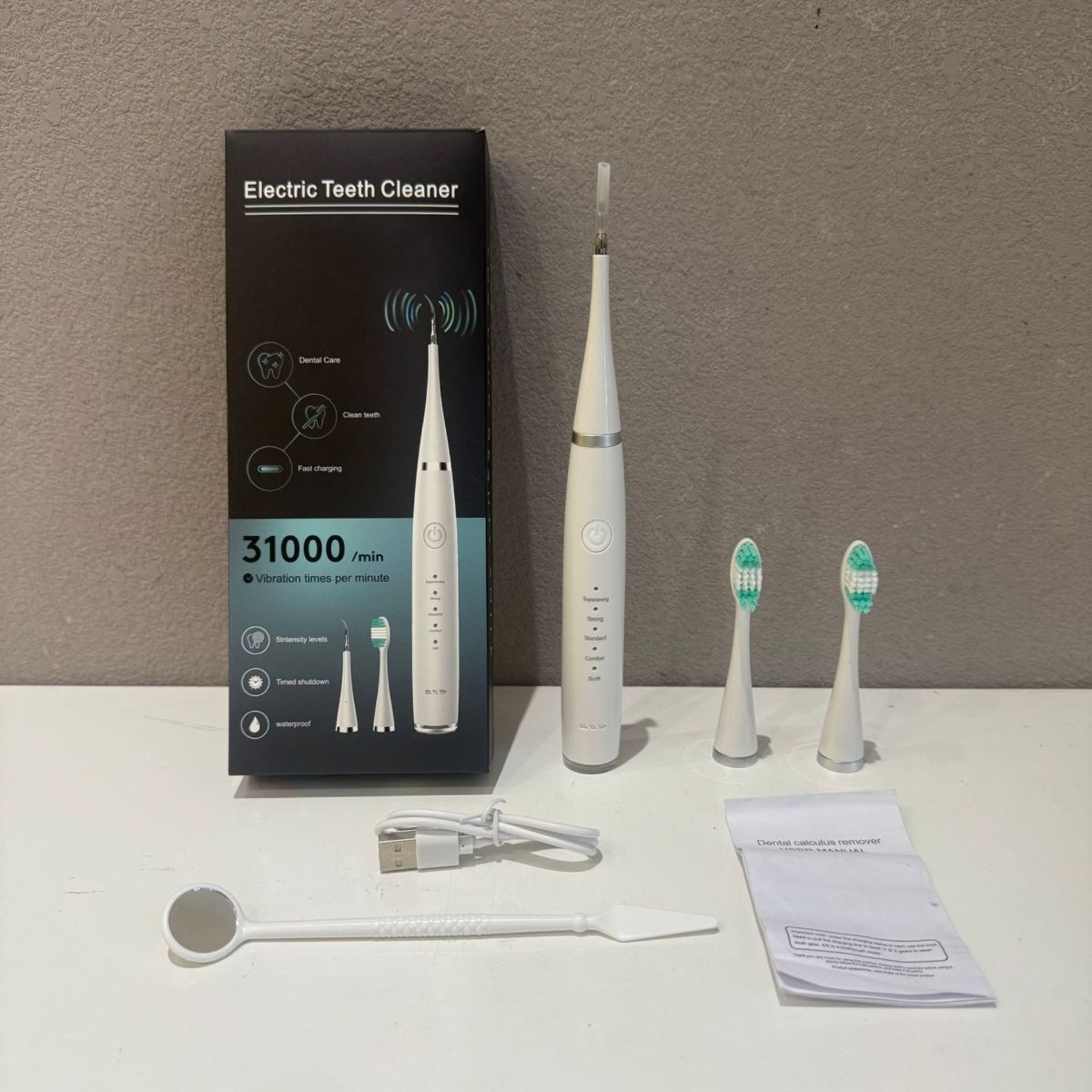 跨境爆款家用电动洁牙器多功能手持电动牙刷牙结石去除器美牙仪