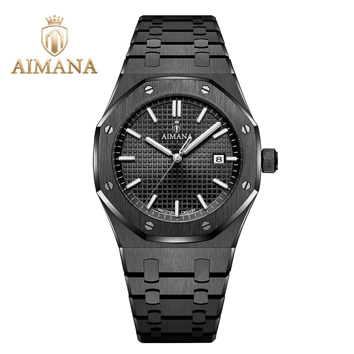 AIMANA Herrenuhr, wasserdicht leuchtend