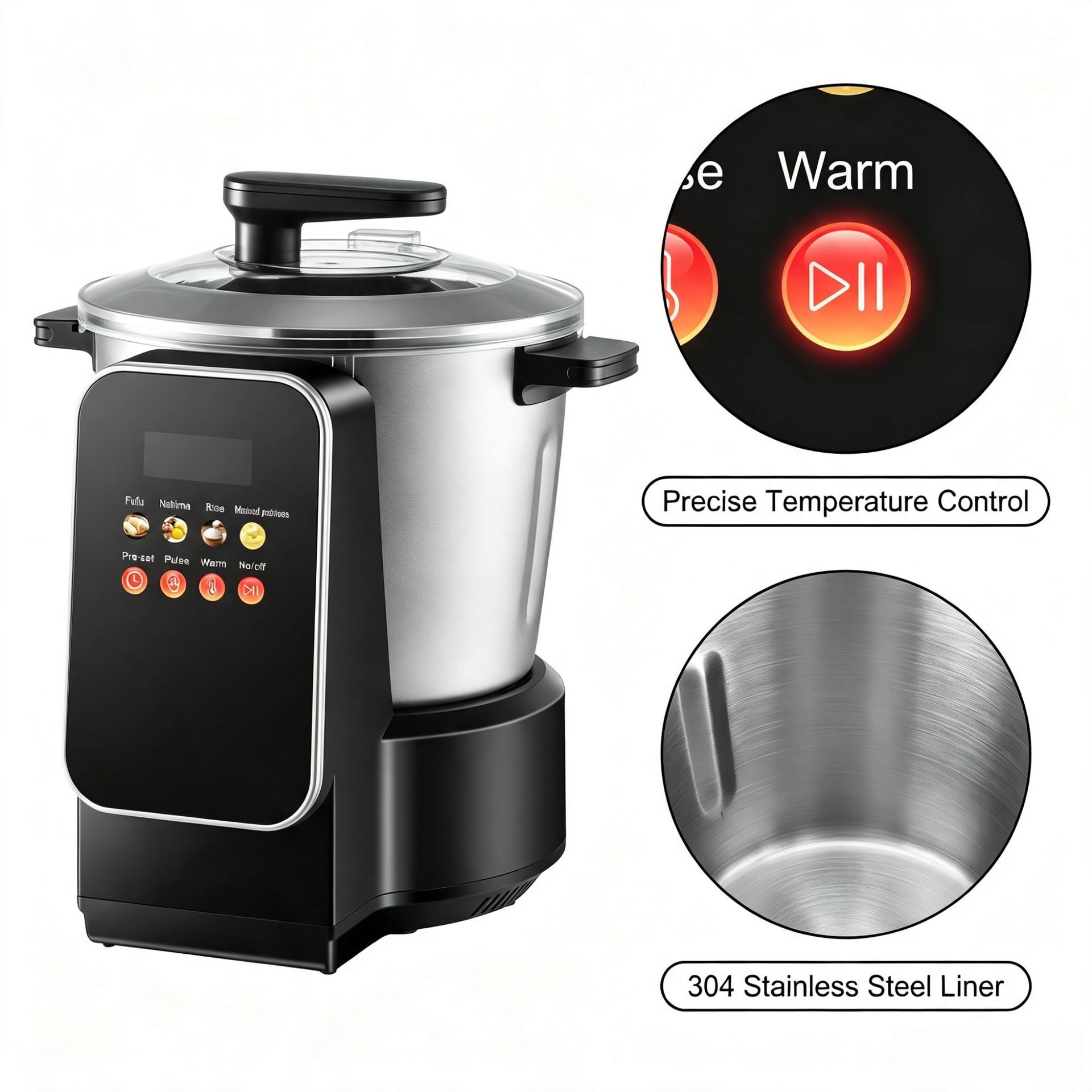 Automatische Fufu-Maschine 8L für Yampüree