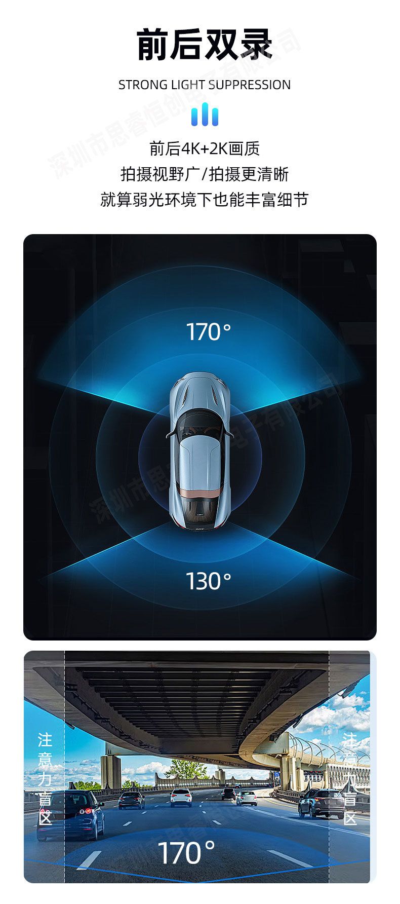Chery Tiggo 8 Dash Cam 4K Ultra HD Night Vision Hidden Installation