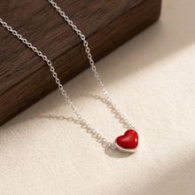 999 Silver Square Sugar Necklace Women Lightweight Luxury