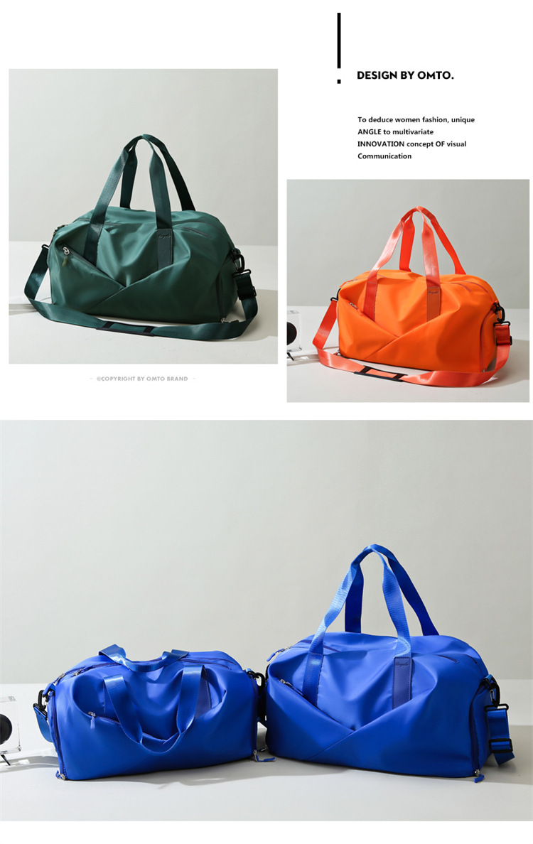 Women's sports fitness bag, dry wet separation