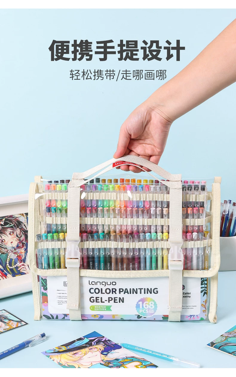 Languo Kunstset Acryl-Markerstifte, Schüler-Geschenkbox