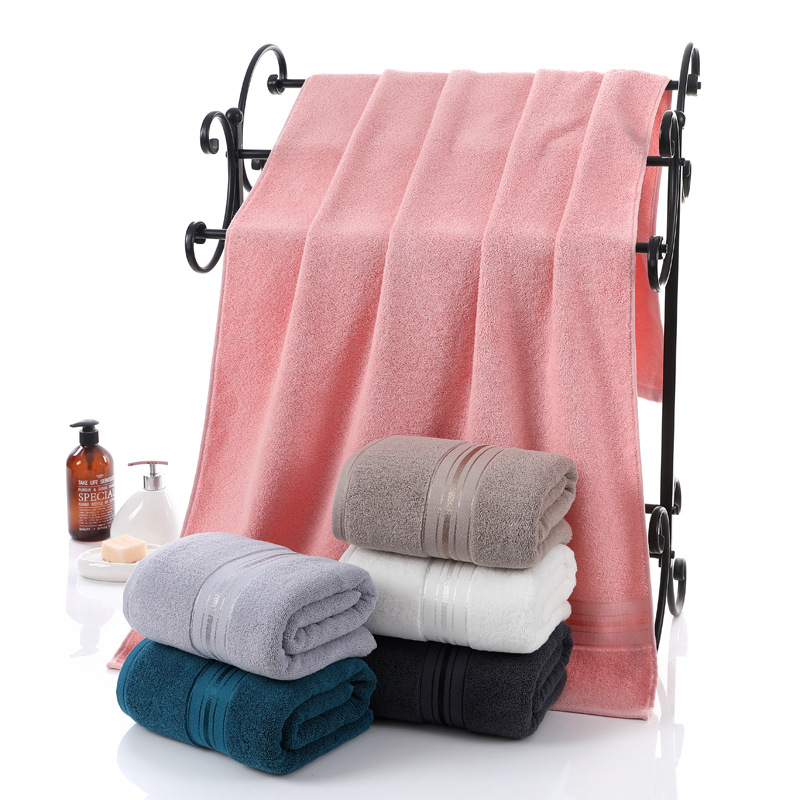 Bath towel pure cotton 70x150 thickened absorbent