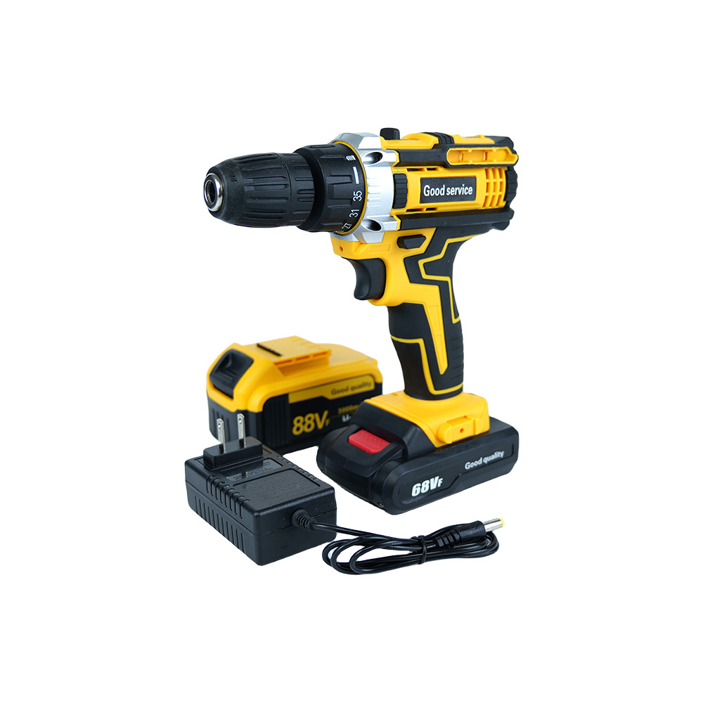 21V brushless cordless drill set, lithium, impact, rechargeable