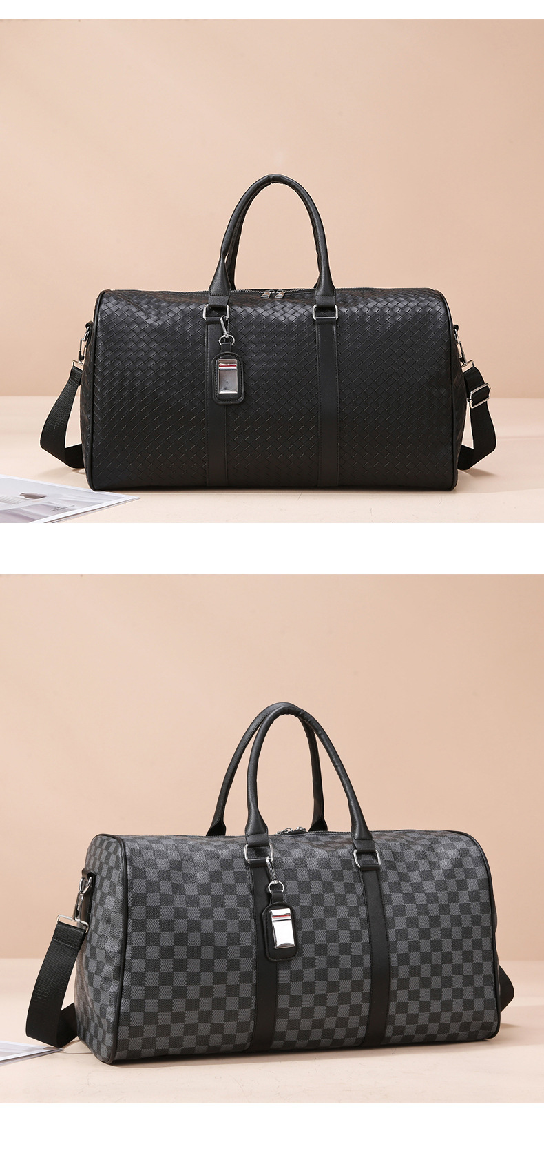 Sports bag with dry-wet compartments, large capacity