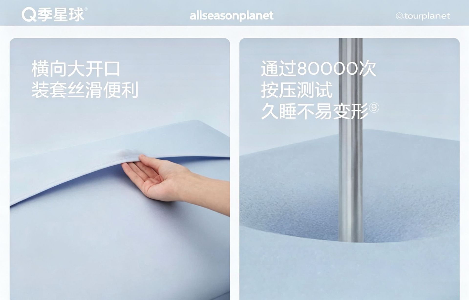 Planet Deep Sleep Yastık Pro4, Hafıza Köpüğü, Boyun Desteği