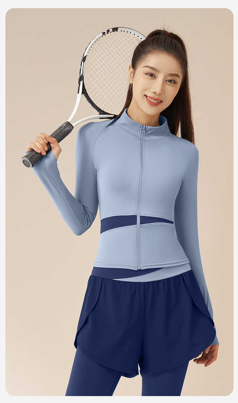 Juyitang Herbst-Winter Sportkleid, schlanke Yoga-Bekleidung