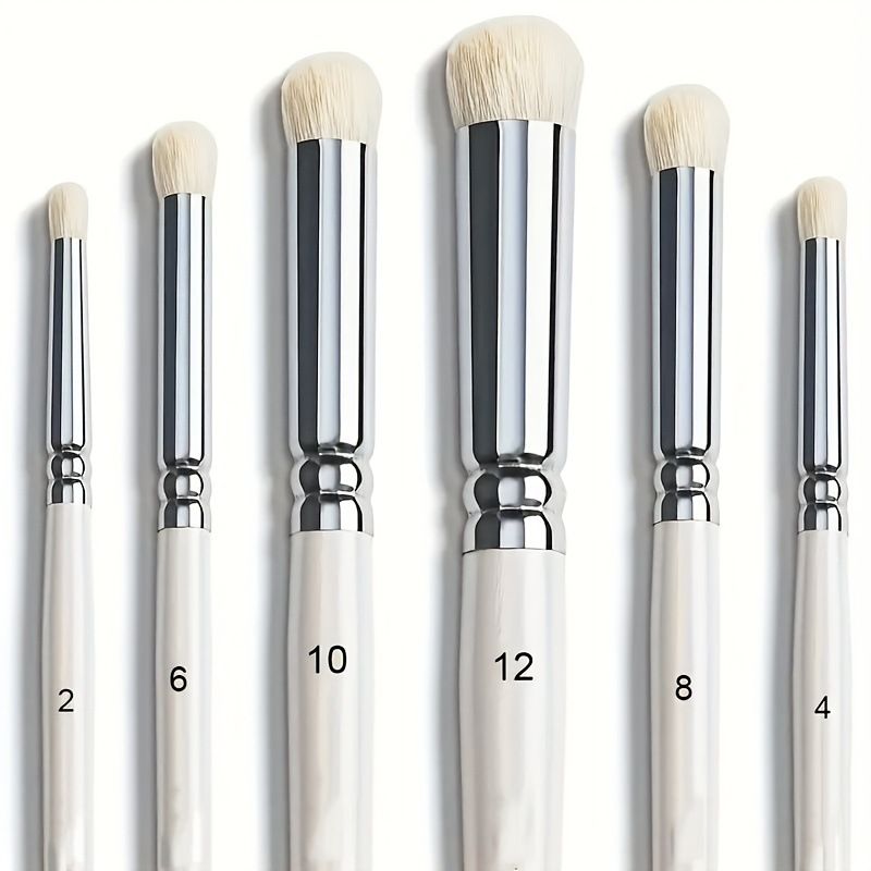 DIY wool brush set, 6-piece, ceramic painting, oil and gouache
