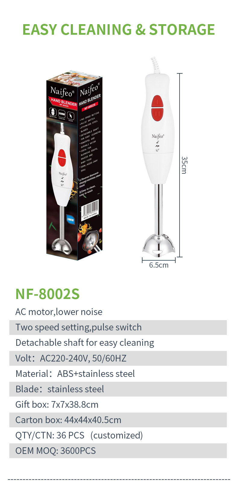 Electric Kitchen Hand Mixer Multifunctional Stirring Rod