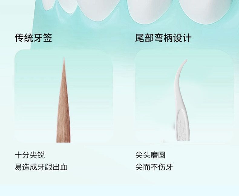 牙博士高拉力牙线棒超细独立包装方便携带成人家用一次性牙签牙线