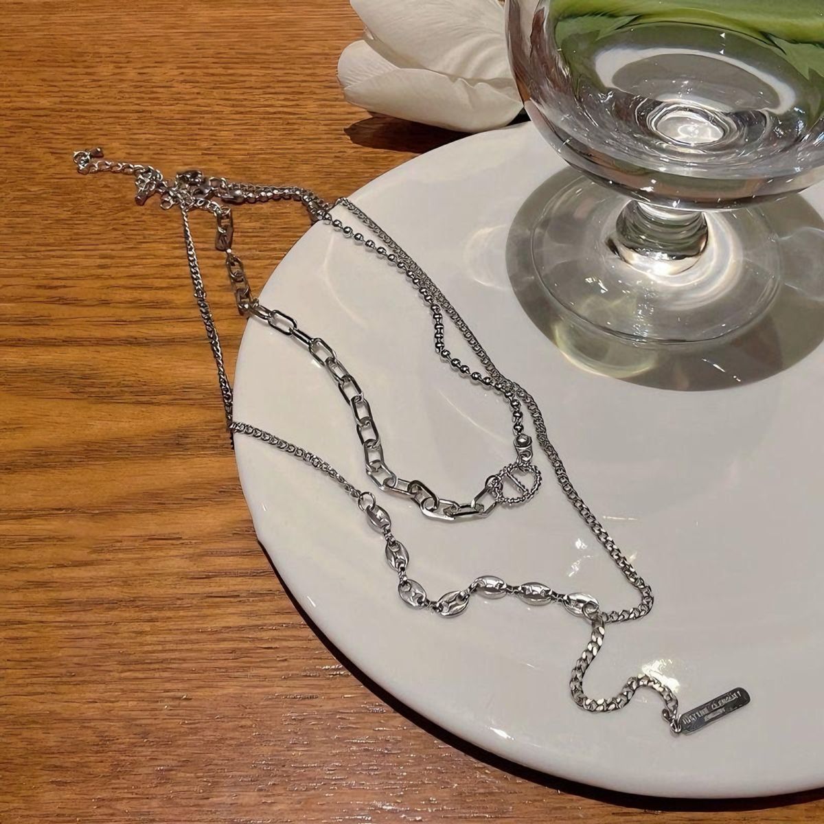 Tassel Chain Necklace Women's Minimalist Design