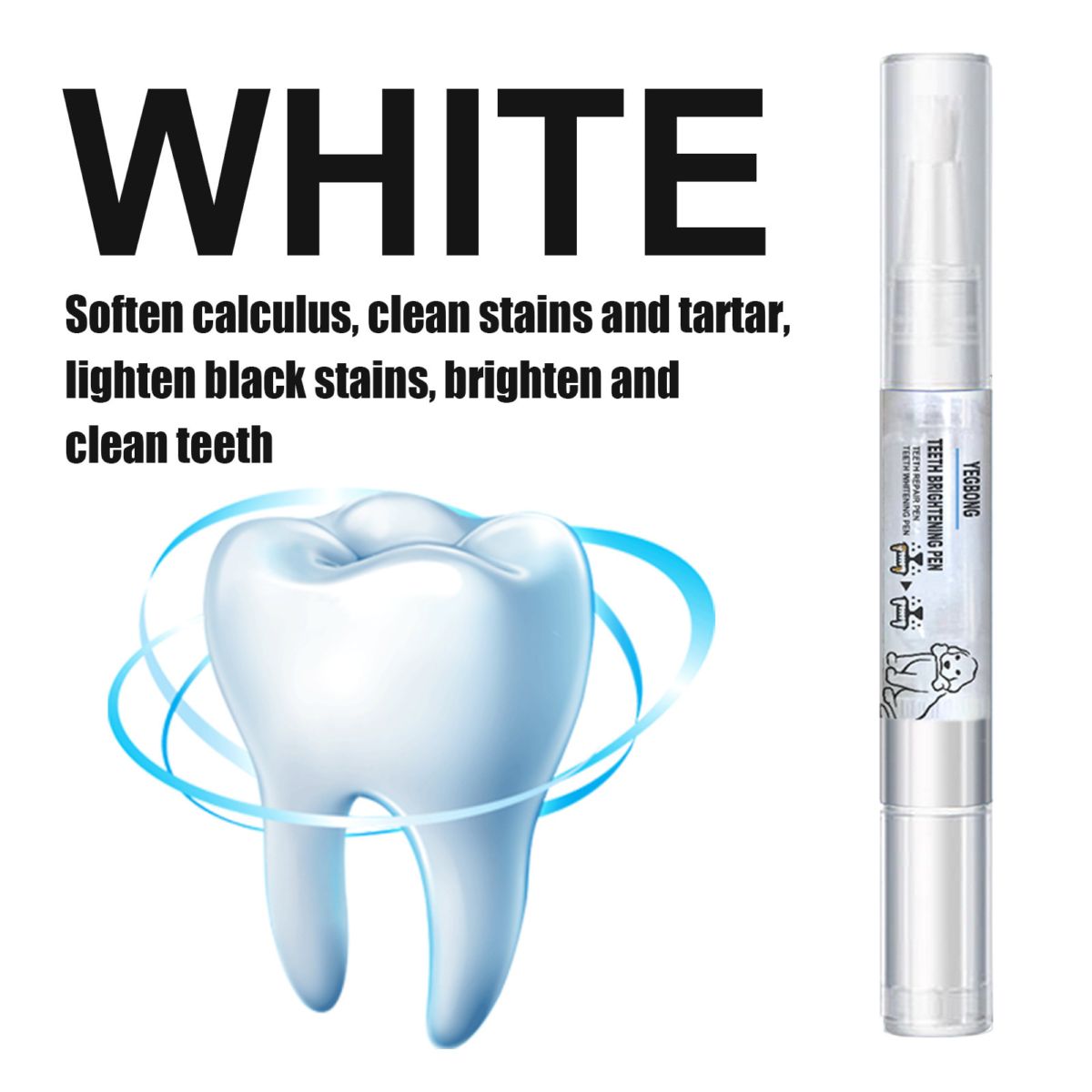 Pet dental cleaning pen for dogs and cats