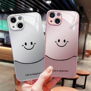 iPhone 17 Pro Max kılıfı, cyberpunk deseni, cam, trendy tasarım
