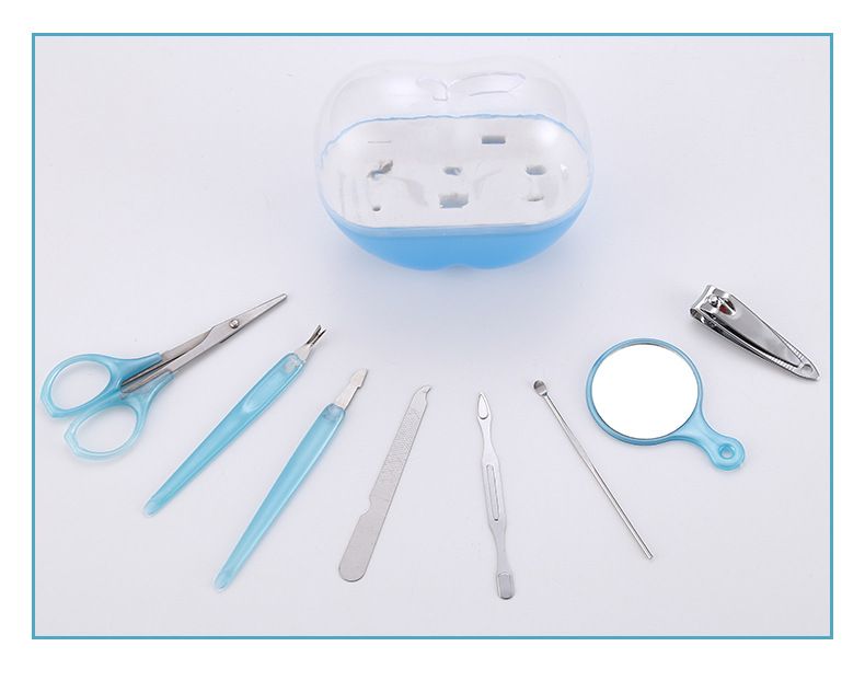 Nagelpflege-Set mit Maniküre-Werkzeugen, Apfel-Design