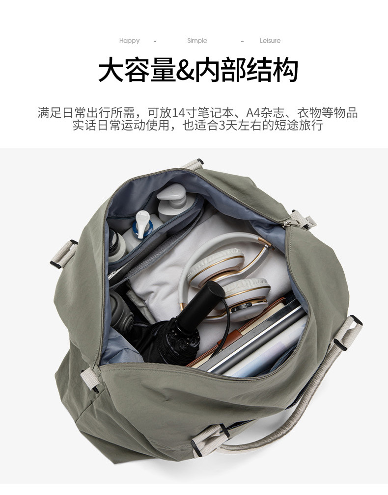 Reisetasche mit großem Fassungsvermögen, Handgepäck