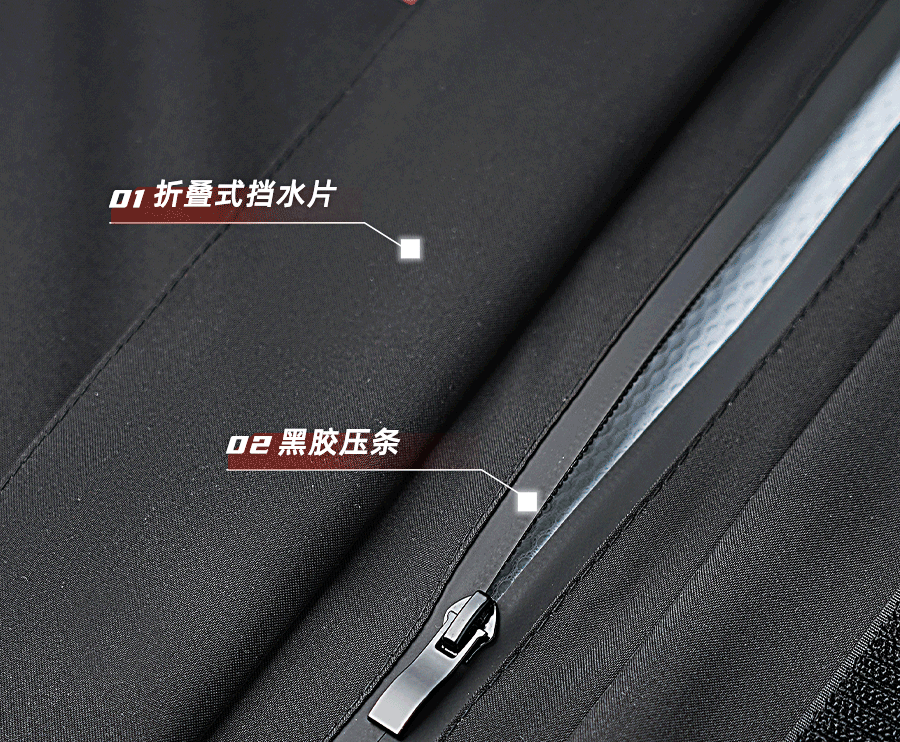Heavy-duty waterproof motorcycle raincoat set