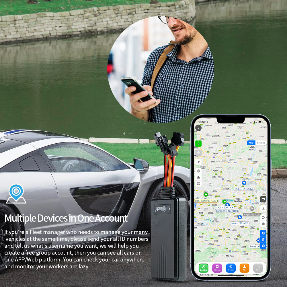 GPS-Fahrzeugtracker ST-906L, 4G+2G, Motorräder und Elektrofahrzeuge