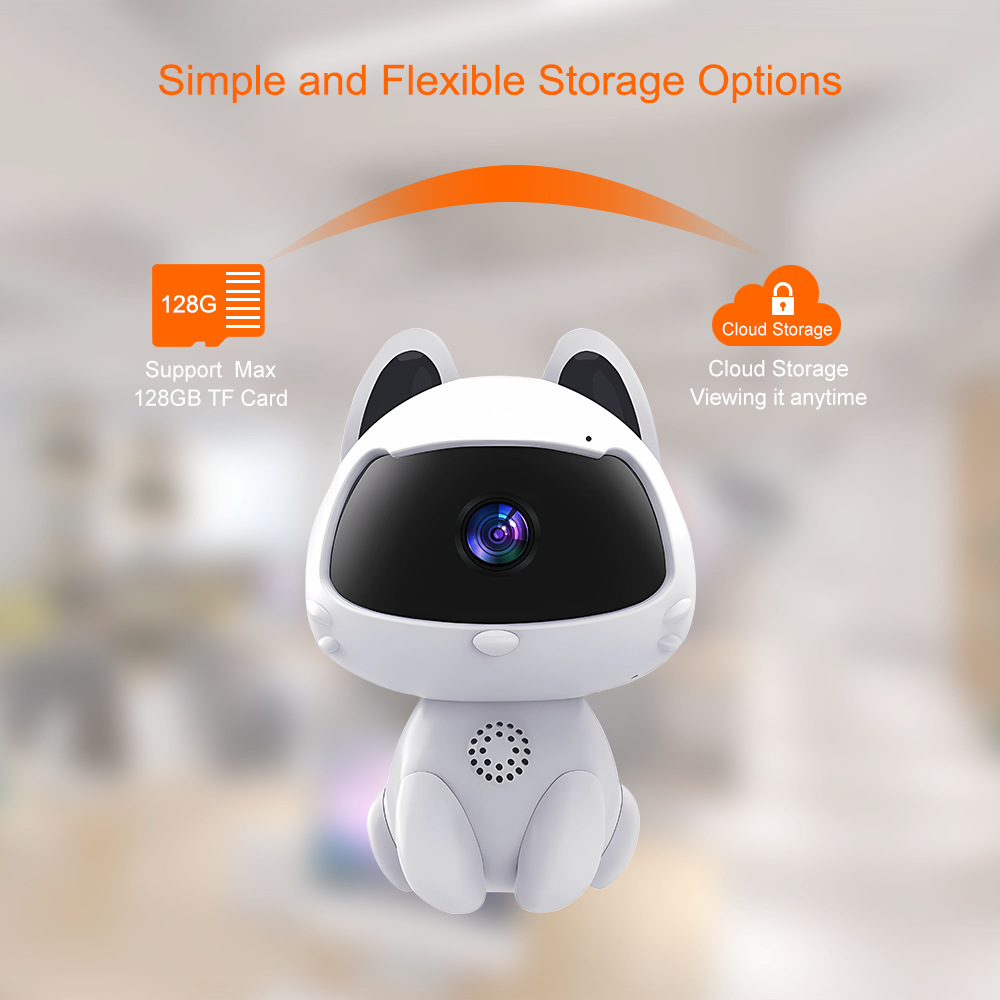 K9 wireless pet camera, HD, night vision, smart security