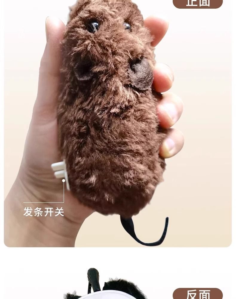 猫咪玩具电动小老鼠自嗨解闷斗逗猫棒仿真猫用品大全消耗体力好物