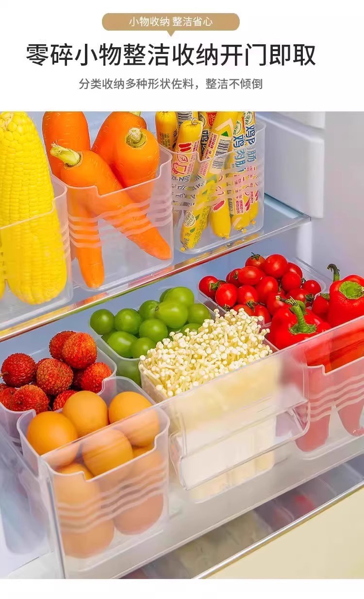 Refrigerator side storage box with wheels durable
