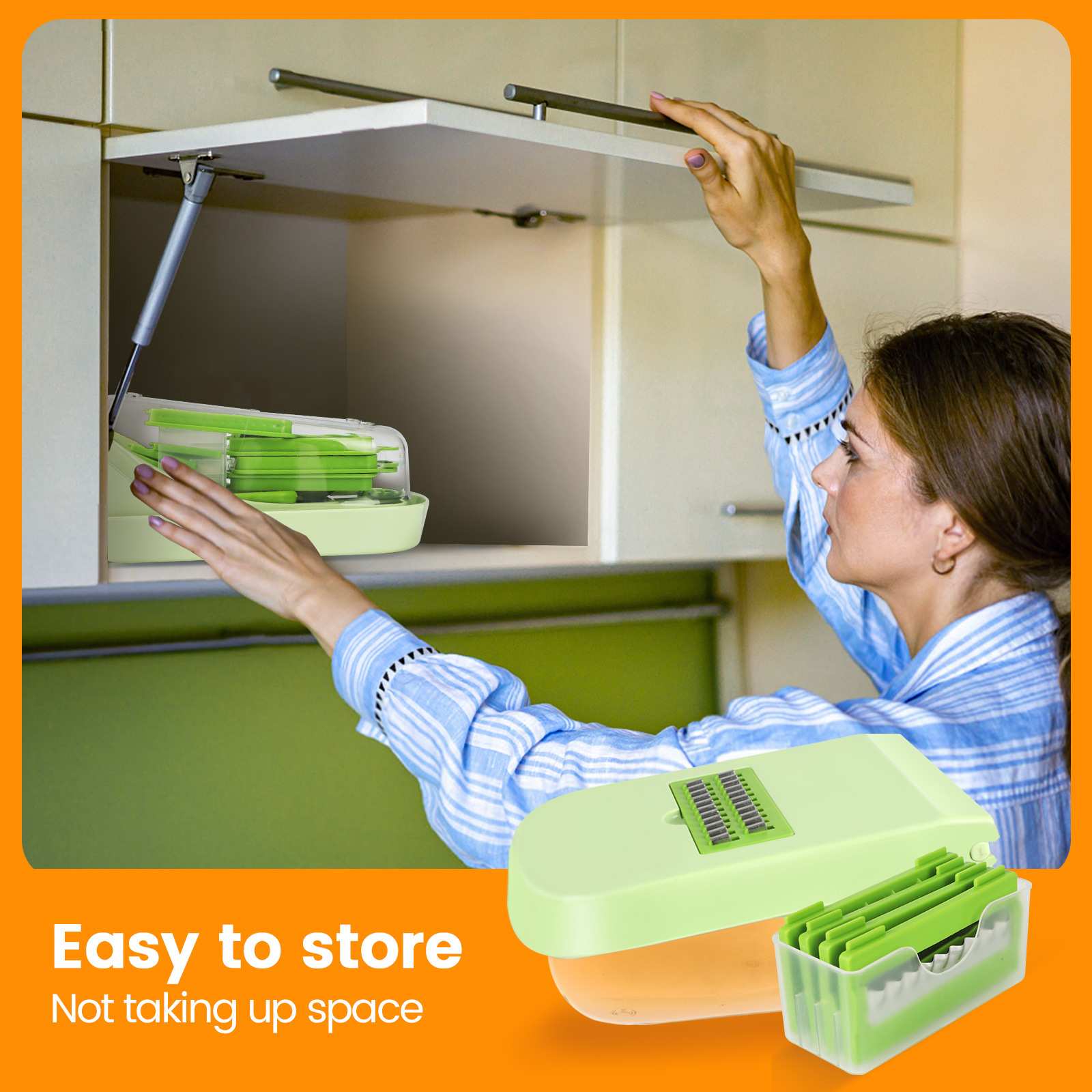 Multifunctional Vegetable Chopper Slicer Shredder